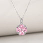 Small Fresh Zircon Four-Leaf Clover Necklace