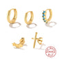 Geometric Shape Of Stacked Earring Set