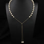 Natural Freshwater Pearl Sweater Chain All-match Special-interest Design