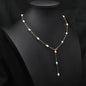 Natural Freshwater Pearl Sweater Chain All-match Special-interest Design