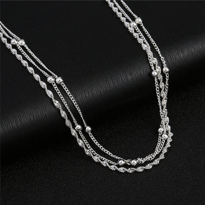 Fashion 925 Sterling Silver Women Anklet Bracelet