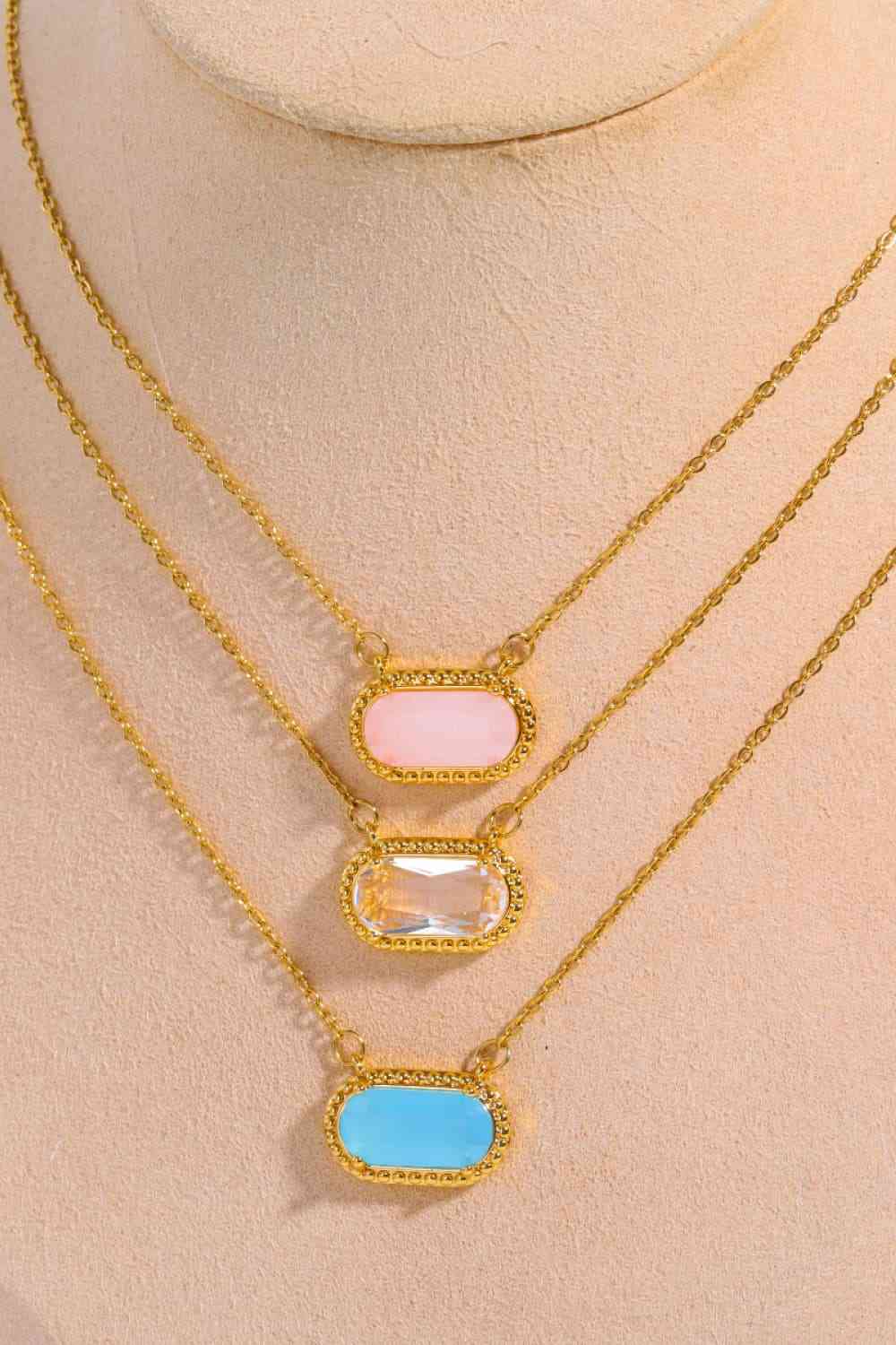 Trendy 14K Gold-Plated Pendant Necklace