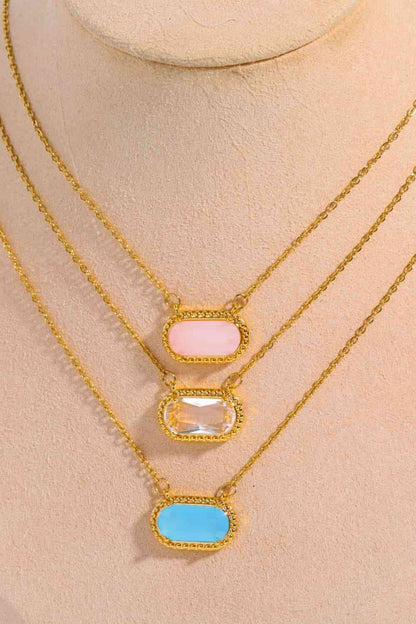 Trendy 14K Gold-Plated Pendant Necklace