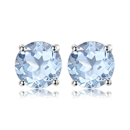 Sterling Silver Jewelry Fashion Women's Stud Earrings