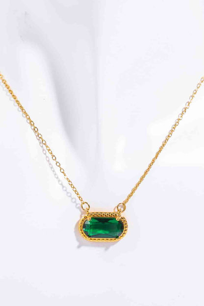 Trendy 14K Gold-Plated Pendant Necklace