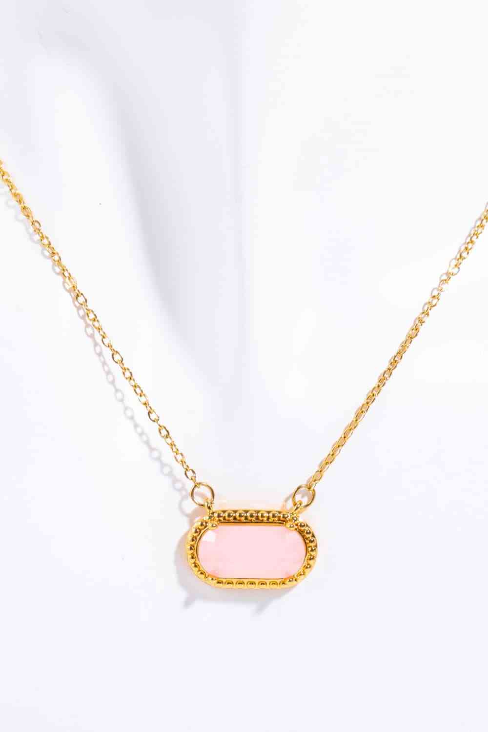 Trendy 14K Gold-Plated Pendant Necklace