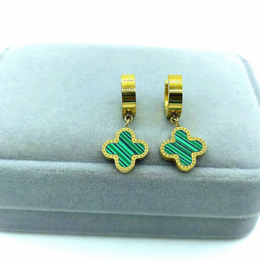 Premium Four-leaf Clover Ear Clip