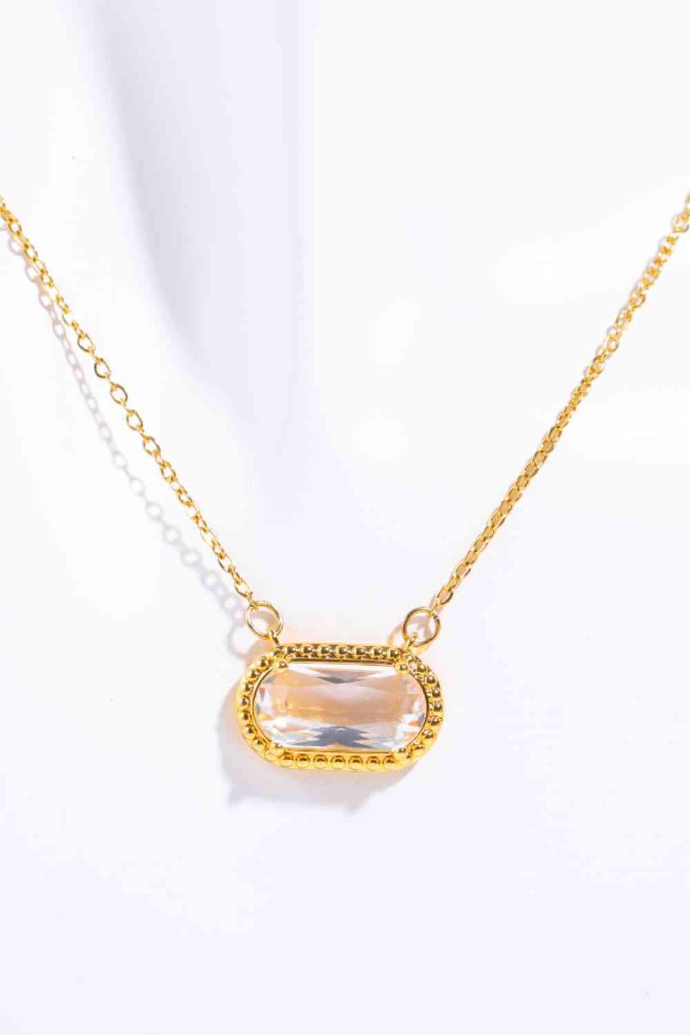 Trendy 14K Gold-Plated Pendant Necklace