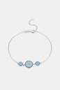 925 Sterling Silver Artificial Turquoise Bracelet