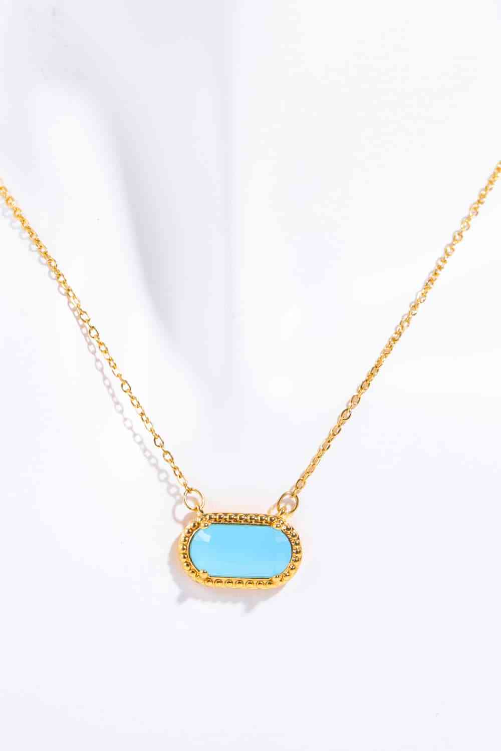 Trendy 14K Gold-Plated Pendant Necklace