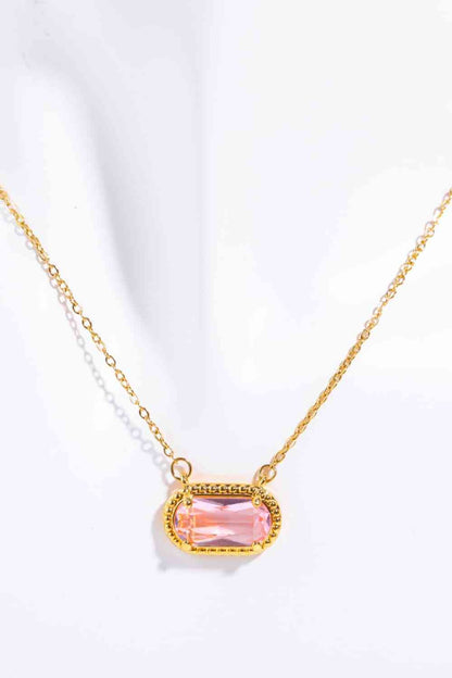 Trendy 14K Gold-Plated Pendant Necklace