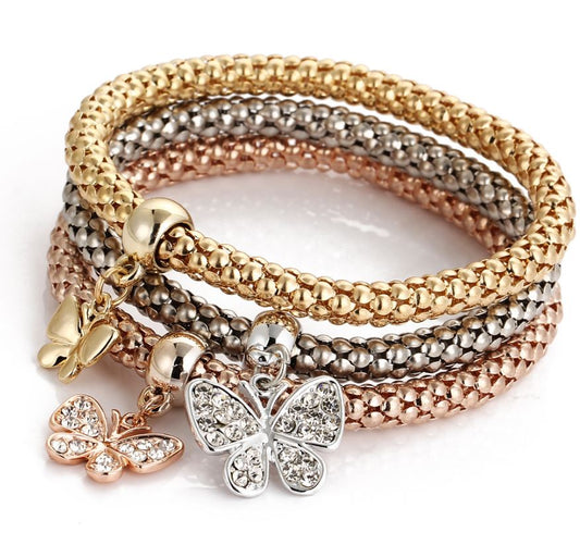 Gold plated Vintage Designer Austrian Rhinestones Bracelet